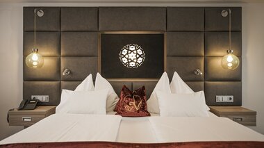 Hotel Norica Blick auf das Bett im Doppelzimmer | © Hotel Norica