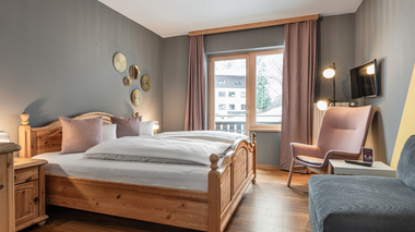 Berglift Schlafbereich im Doppelzimmer | © Berglift