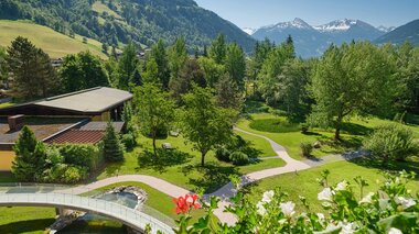 Hotel Palace Ausblick in den Garten Richtung Süden | © Hotel Palace