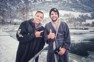 Eisbaden mit Christian Redl | © Alpentherme_Gastein
