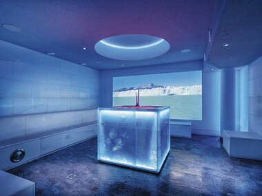 Gletscher Eis Lounge | © Alpentherme Gastein/Wolkersdorfer